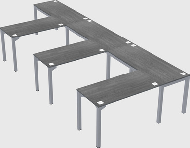 L-shaped desk