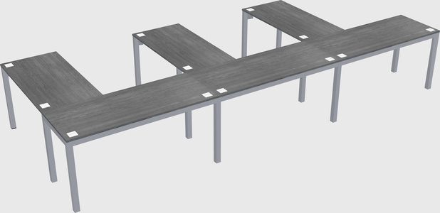 L-shaped desk