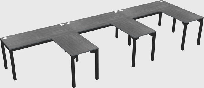 L-shaped desk