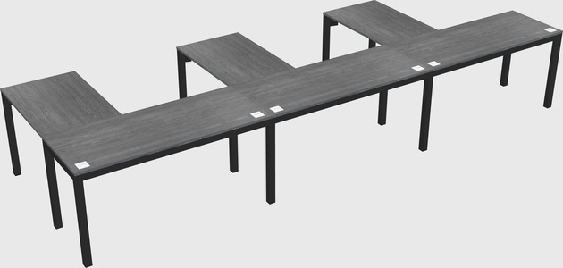 L-shaped desk
