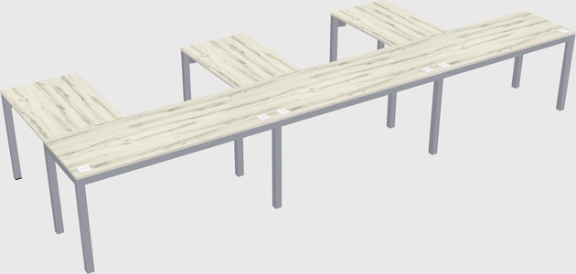 L-shaped desk