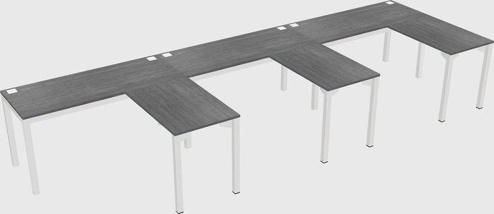 L-shaped desk