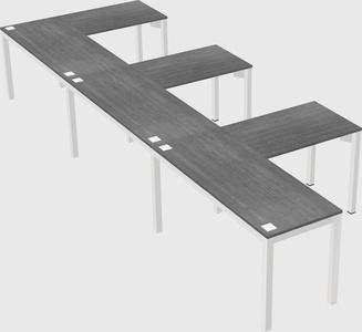 L-shaped desk