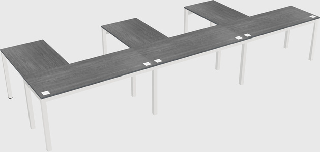 L-shaped desk