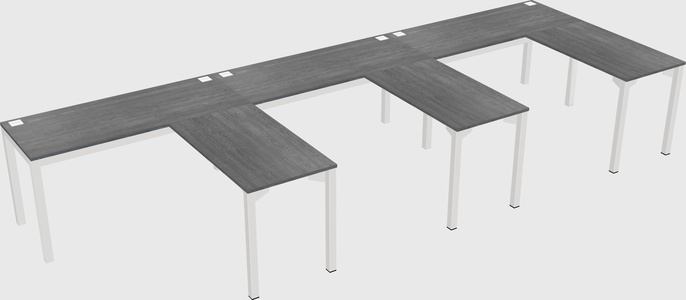 L-shaped desk