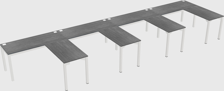 L-shaped desk