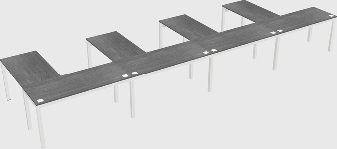 L-shaped desk