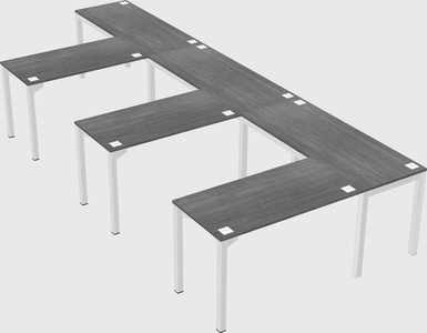 L-shaped desk