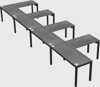 L-shaped desk