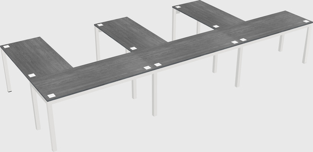 L-shaped desk