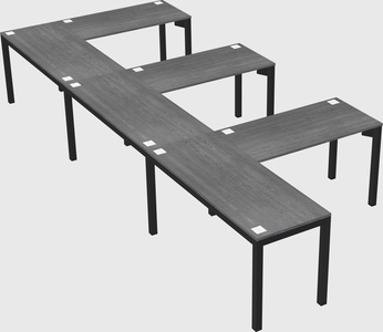 L-shaped desk