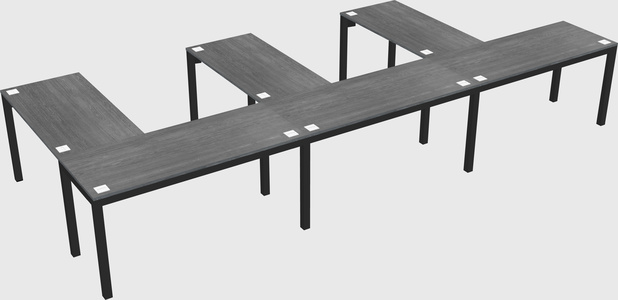 L-shaped desk