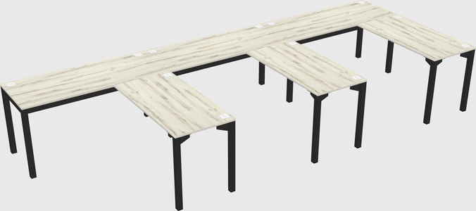 L-shaped desk