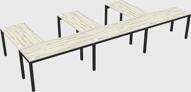 L-shaped desk