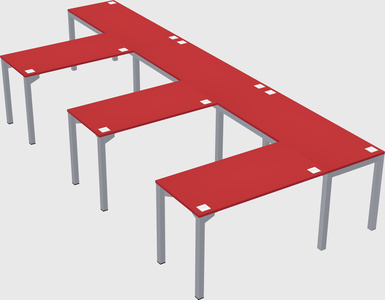 L-shaped desk