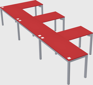 L-shaped desk