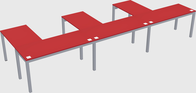 L-shaped desk