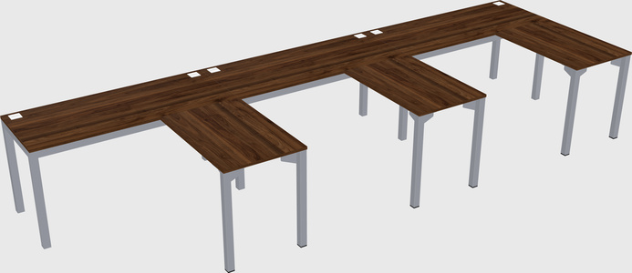 L-shaped desk