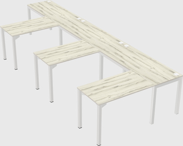 L-shaped desk
