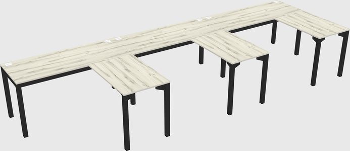 L-shaped desk