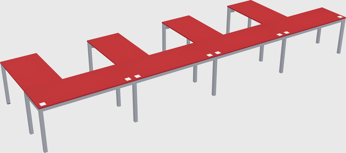 L-shaped desk