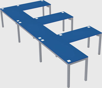 L-shaped desk