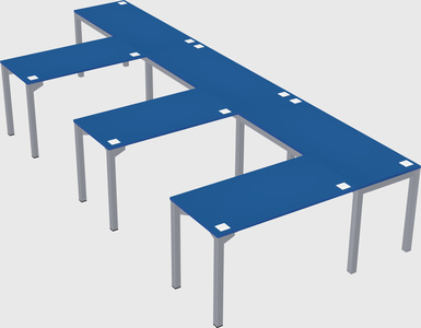 L-shaped desk