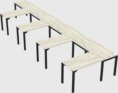 L-shaped desk