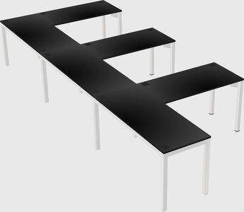 L-shaped desk