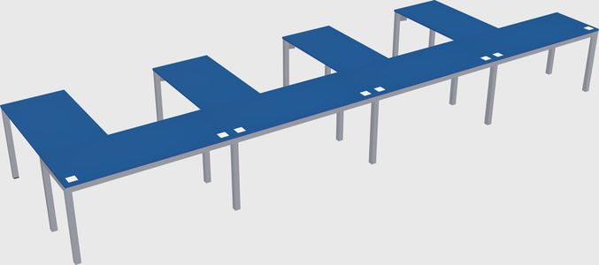 L-shaped desk