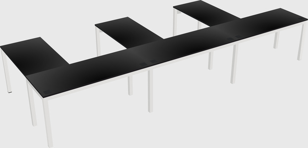 L-shaped desk