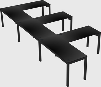 L-shaped desk