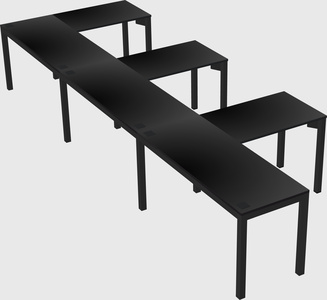 L-shaped desk