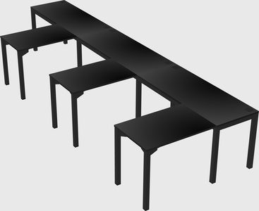 L-shaped desk