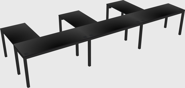 L-shaped desk