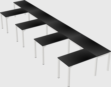 L-shaped desk