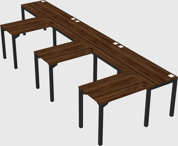 L-shaped desk