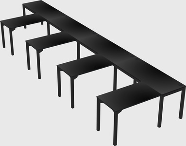 L-shaped desk