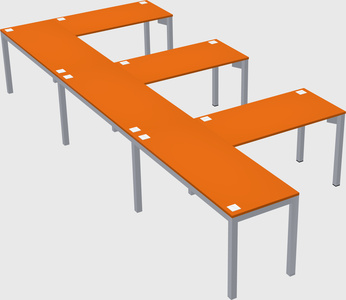 L-shaped desk