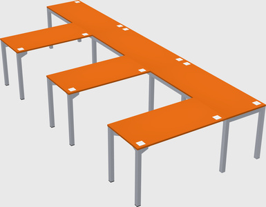 L-shaped desk