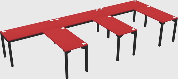 L-shaped desk