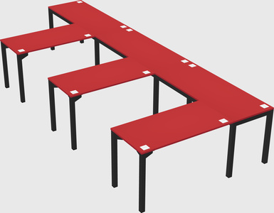 L-shaped desk