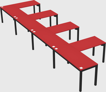 L-shaped desk