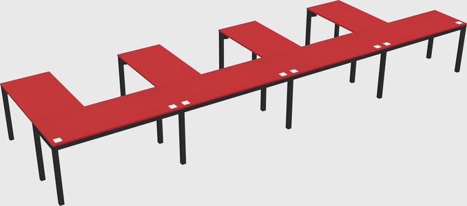 L-shaped desk