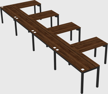 L-shaped desk