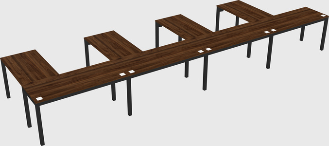 L-shaped desk