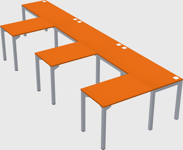 L-shaped desk
