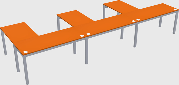 L-shaped desk