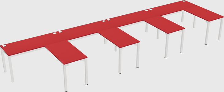 L-shaped desk