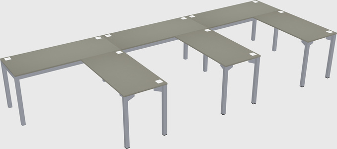 L-shaped desk